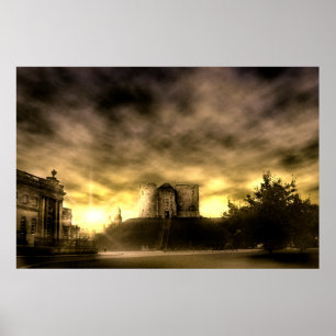 Clifford's Tower, York Poster