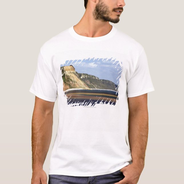 Cliffs Along Jurassic Coast T-Shirt (Front)