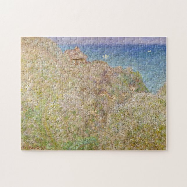 Cliffs at Varengeville Monet Fine Art Jigsaw Puzzle (Horizontal)