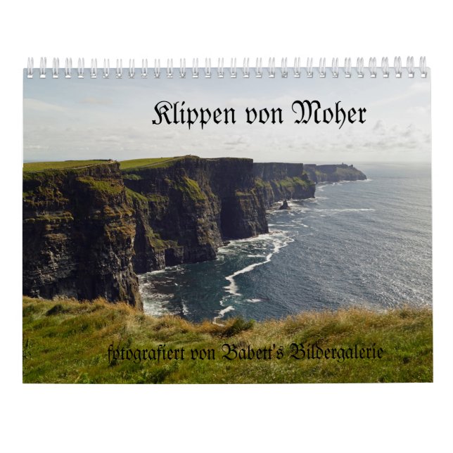 cliffs of Moher calendar German  (Back)