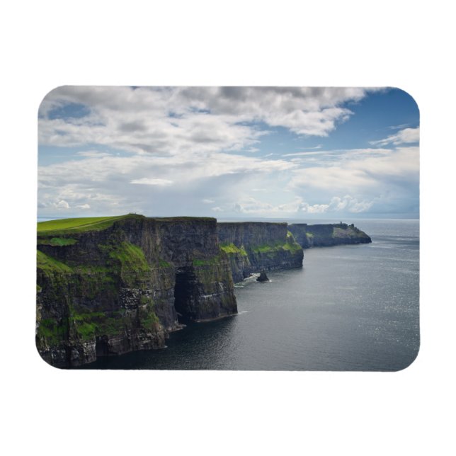Cliffs of Moher in Ireland rectangular magnet (Horizontal)