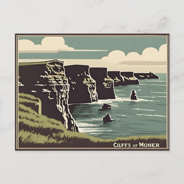 Cliffs of Moher Ireland  Postcard (Front)
