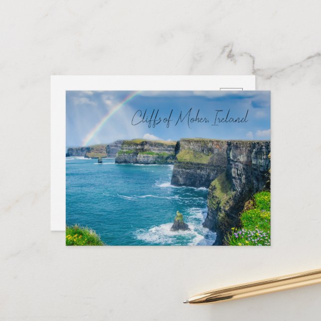 Cliffs of Moher, Ireland Postcard (Front/Back In Situ)