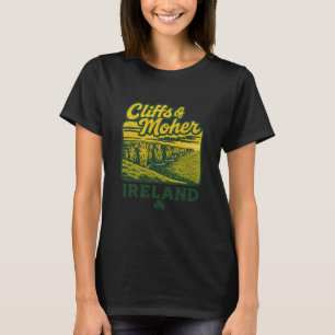 Cliffs Of Moher Ireland Retro Vacation Landmark So T-Shirt