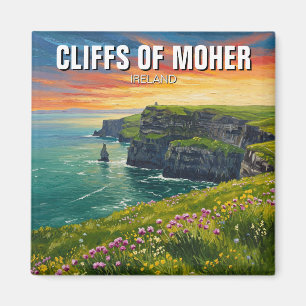 Cliffs of Moher Ireland Travel Magnet
