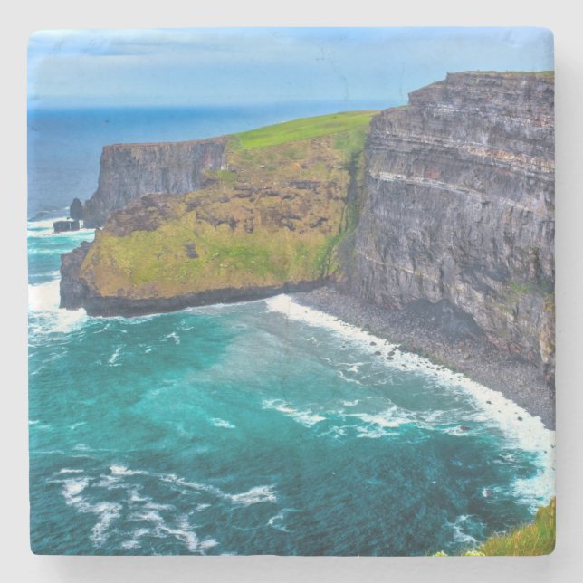 Cliffs of Moher Stone Coaster (Front)