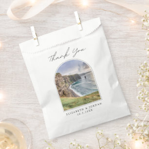 Cliffs of Moher Wedding Favour Ireland Thank You Bag