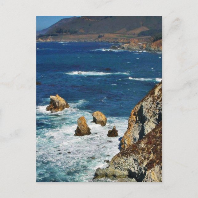 Cliffs On See Postcard (Front)