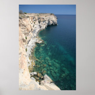 Cliffs - South point of Malta 1 poster