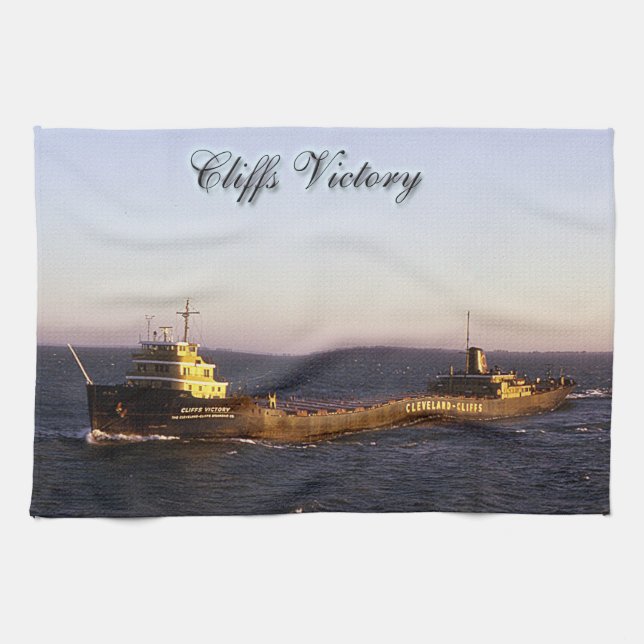 Cliffs Victory kitchen towel (Horizontal)