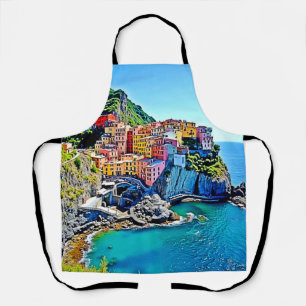 Cliffside Dreams: Manarola’s Colors Apron