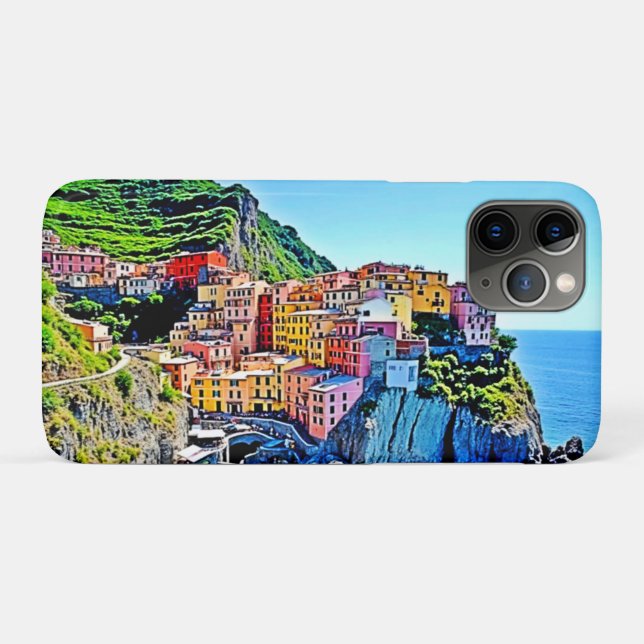 Cliffside Dreams: Manarola’s Colours Case-Mate iPhone Case (Back (Horizontal))