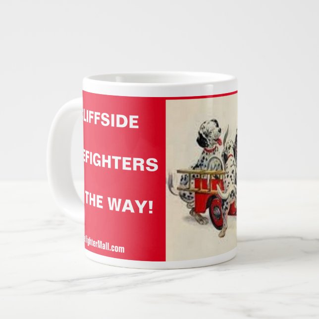 Cliffside Firefighters On The Way Mug (Front Left)