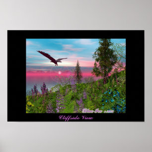 Cliffside View Poster
