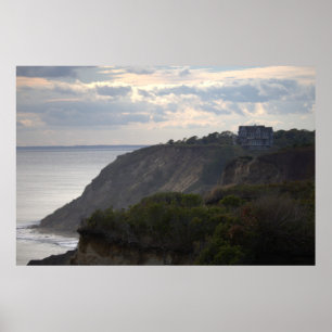Cliffside Waterscape Photo Poster