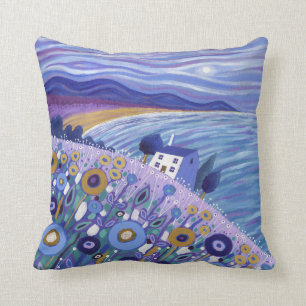 Clifftop Cottage 2013 Throw Pillow