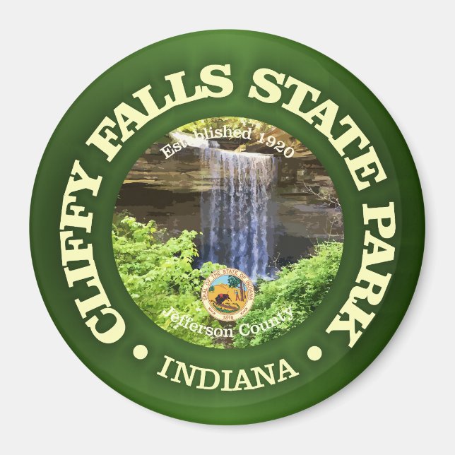 Cliffy Falls SP Magnet (Front)