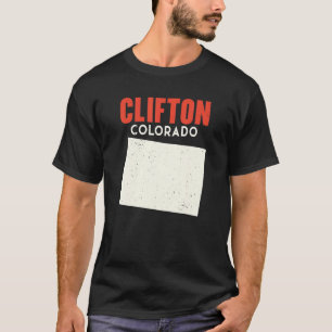 Clifton Colorado USA State America Travel Colorado T-Shirt