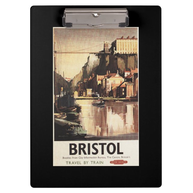 Clifton Suspension Bridge and Boats Clipboard (Front)