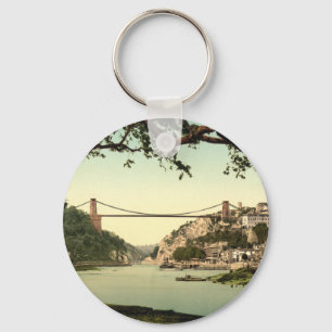 Clifton Suspension Bridge I, Bristol, England Keychain