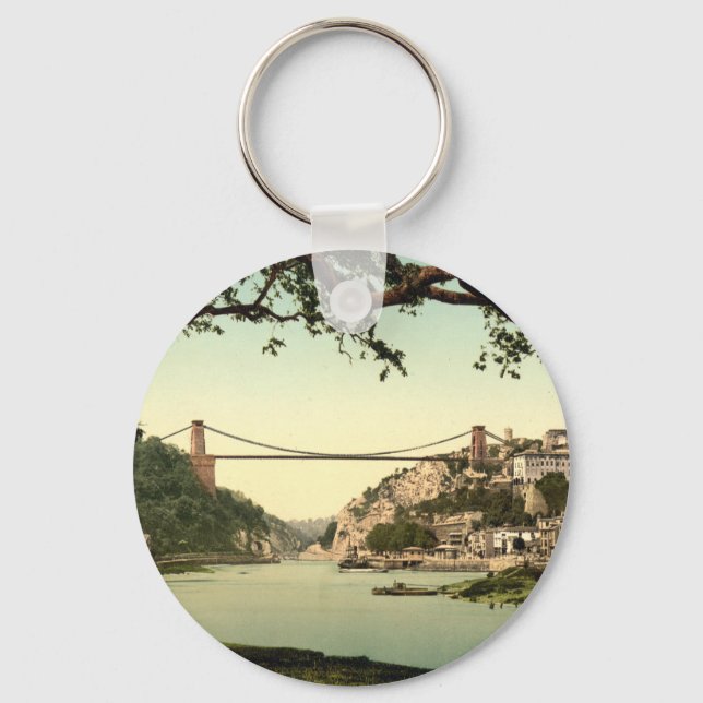 Clifton Suspension Bridge I, Bristol, England Keychain (Front)