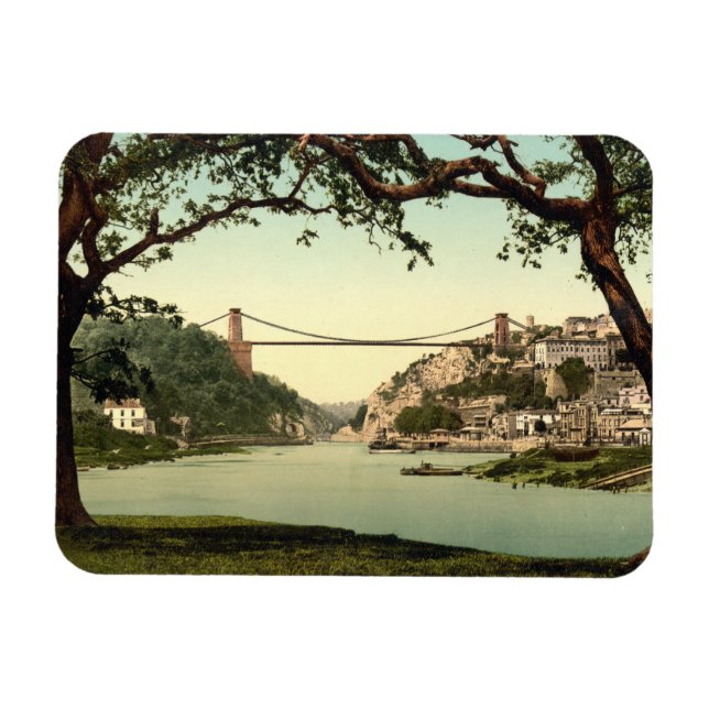 Clifton Suspension Bridge I, Bristol, England Magnet (Horizontal)