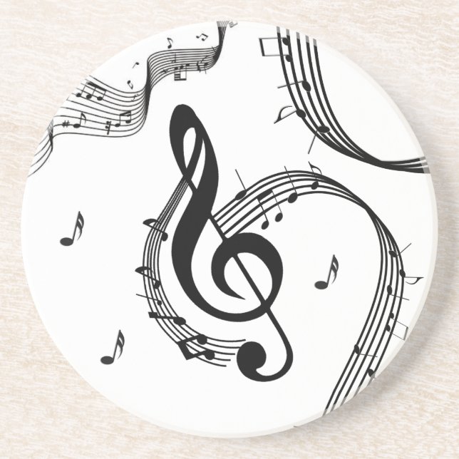 Climactic G Clef Coaster (Front)