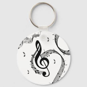 Climactic G Clef Keychain