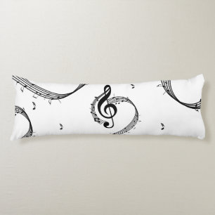Climactic G Clef Music Body Pillow