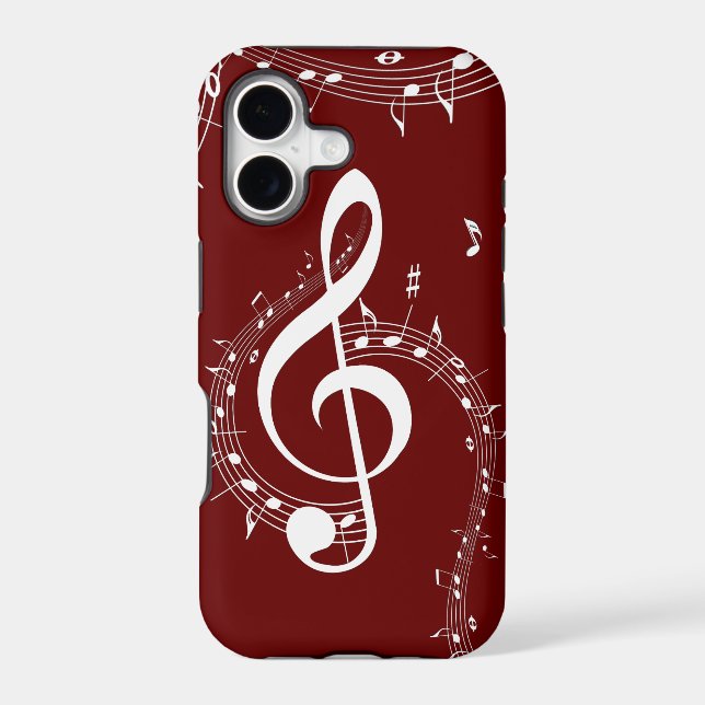 Climactic G Clef Music Red (Back)