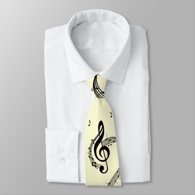 Climactic G Clef Yellpw Tie (Tied)