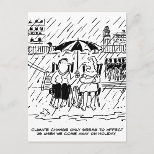 Climate Change Affects a Holiday Postcard