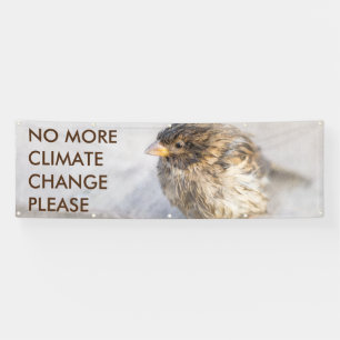 Climate change awareness banner