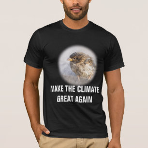 Climate change awareness black T-Shirt