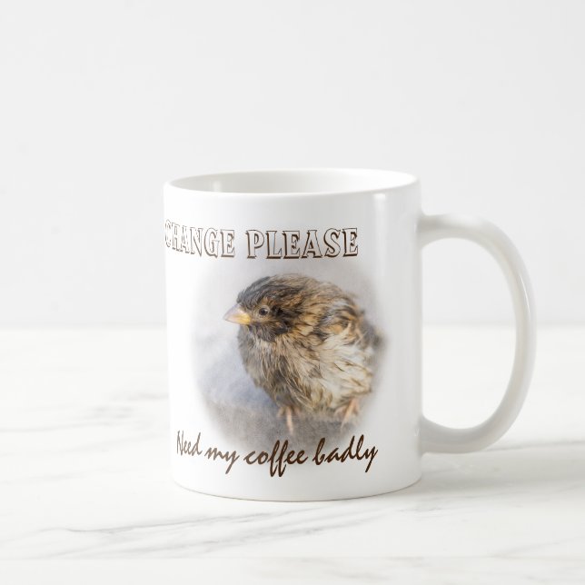 Climate change awareness coffee mug (Right)