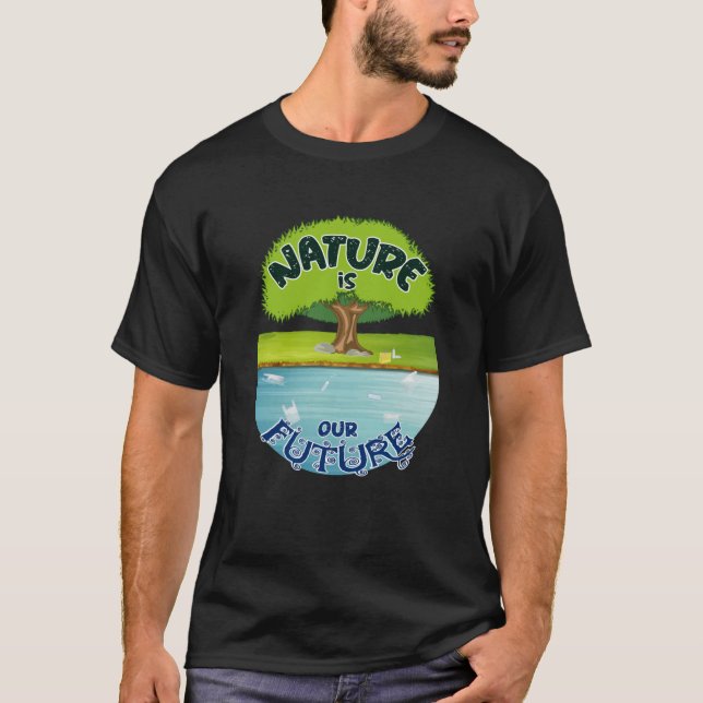 Climate Change Future Planet Earth CO2 Gift Idea T-Shirt (Front)
