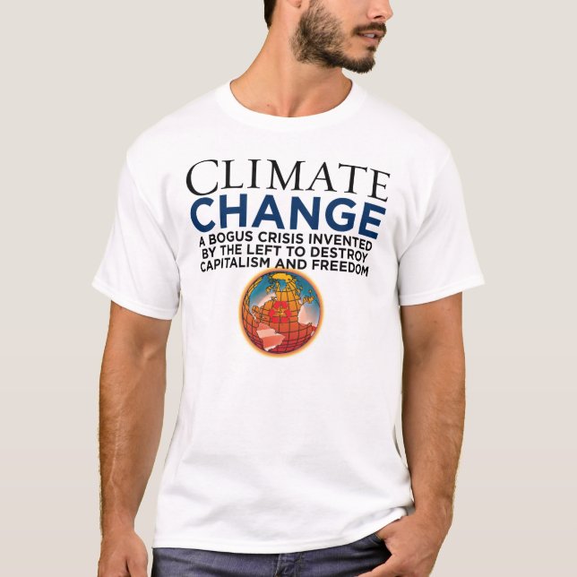 Climate Change - Green Is The New Red T-Shirt (Front)