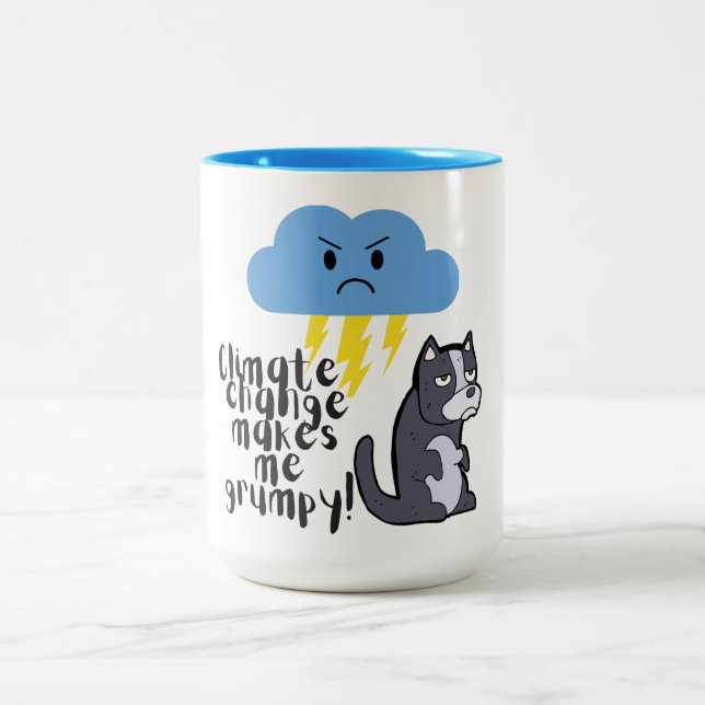 Climate Change Grumpy Mug Cup (Center)