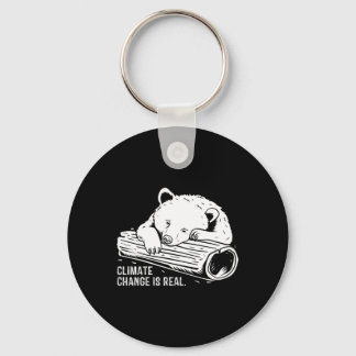 Climate Change Is Real Environmental Awareness Bea Keychain