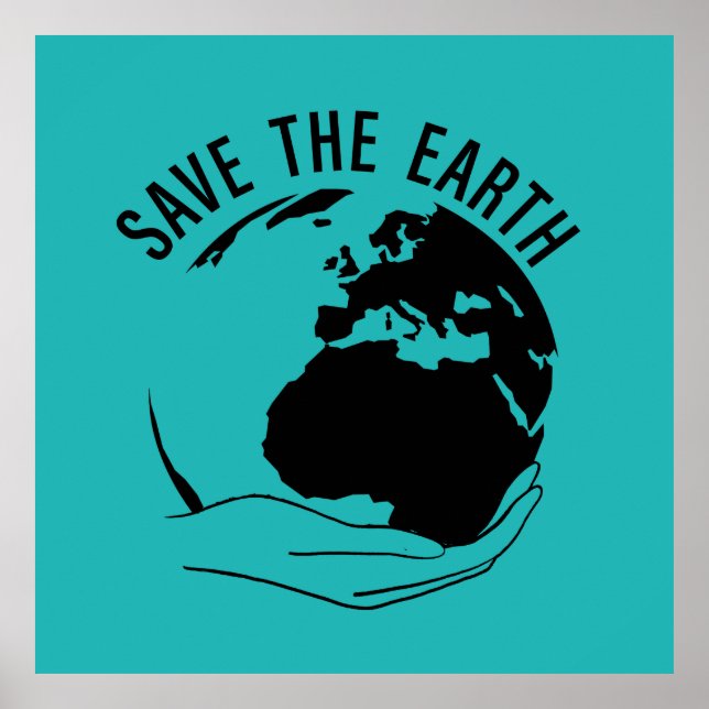 climate change is real poster (Front)