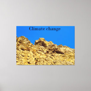Climate Change look after the environment Canvas Print
