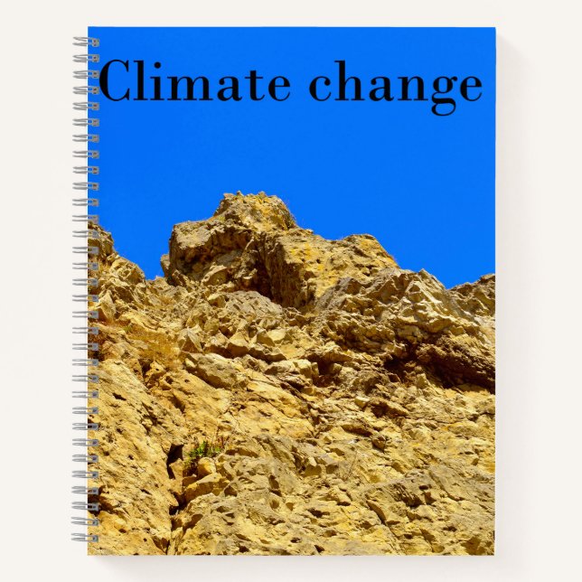 Climate Change look after the environment  Notebook (Front)