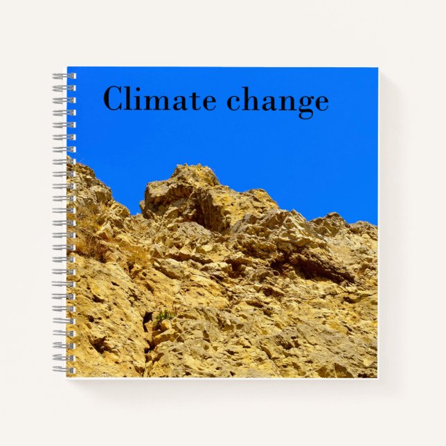 Climate Change look after the environment  Notebook (Front)