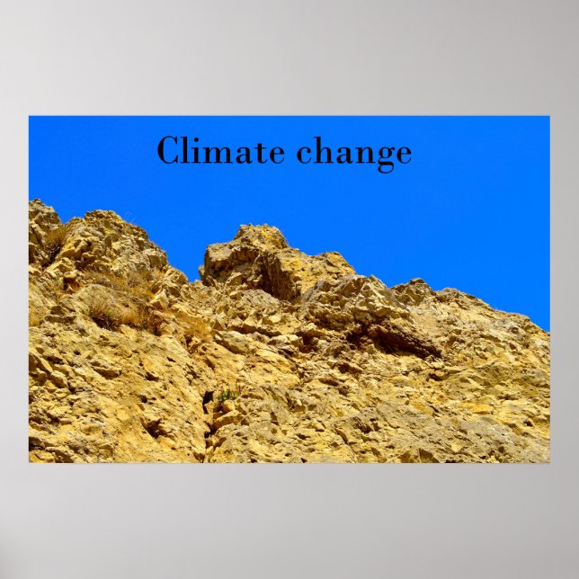 Climate Change look after the environment  Poster (Front)