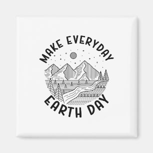 Climate Change Make Everyday Earth Day Save The Pl Magnet