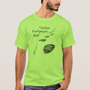 Climate change tshirt polar bear carbon footprint