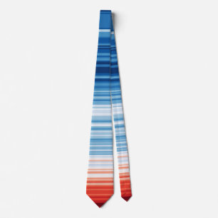 Climate Crisis Warming stripes Krawatte Klimakrise Tie