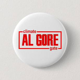ClimateGate, lie, climate change, global warming 2 Inch Round Button