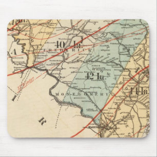 Climatological map of the State of Maryland Mouse Pad