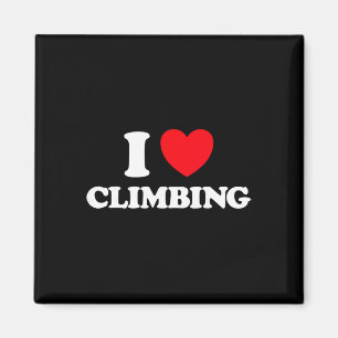 Climb Heart Rock Climber Hobby Wall Gym Mountain C Magnet